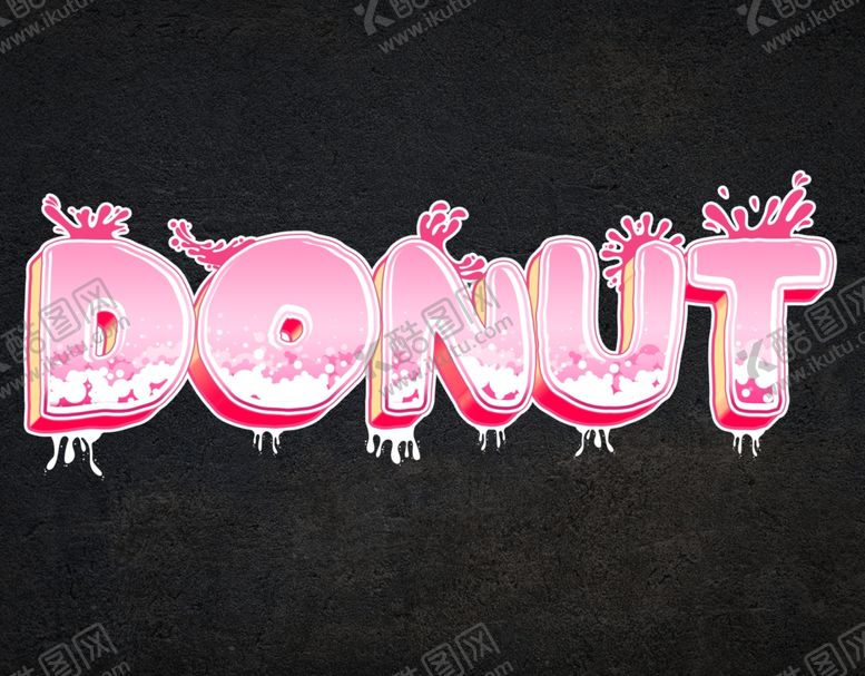 编号：92681610290423392780【酷图网】源文件下载-嘻哈涂鸦英文艺术字