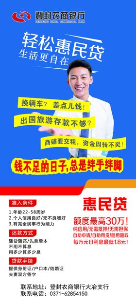 农商银行海报