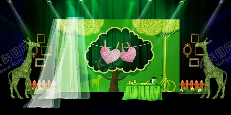编号：36945309242112115928【酷图网】源文件下载-森系婚礼