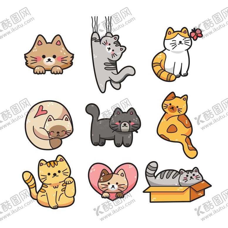 编号：72061409190021290952【酷图网】源文件下载-卡通猫