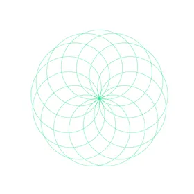 圆环底纹管线条抽象