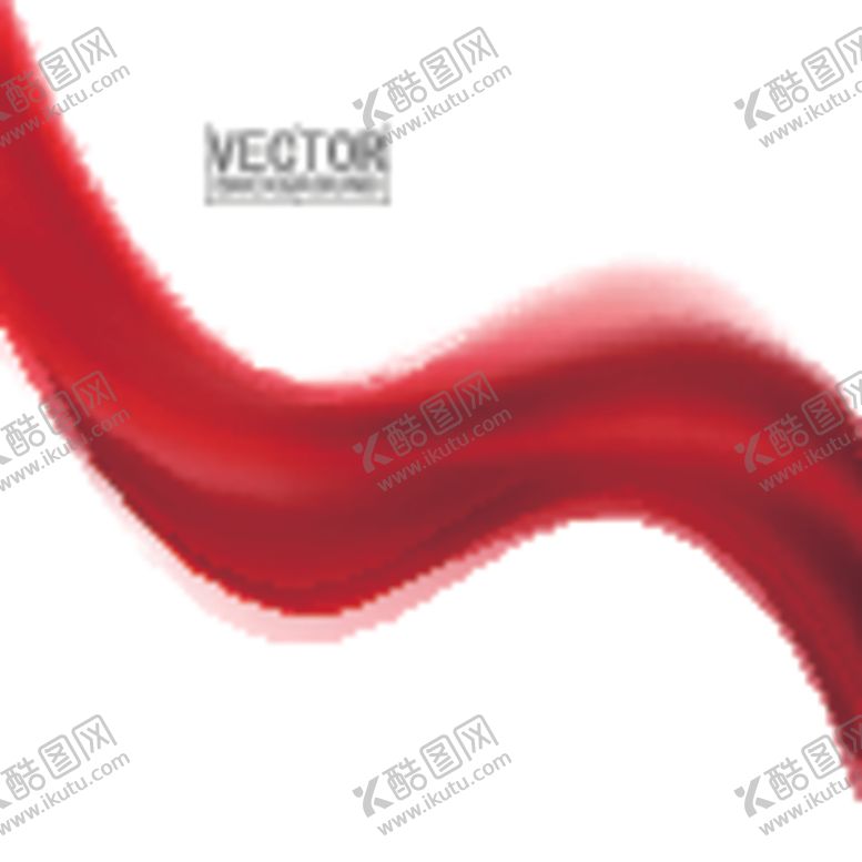 编号：12584810270053066063【酷图网】源文件下载-红色曲线装饰图案
