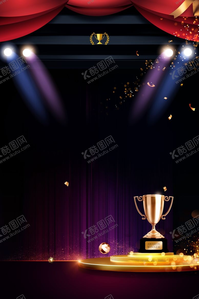 编号：90002610060627495485【酷图网】源文件下载-黑金背景