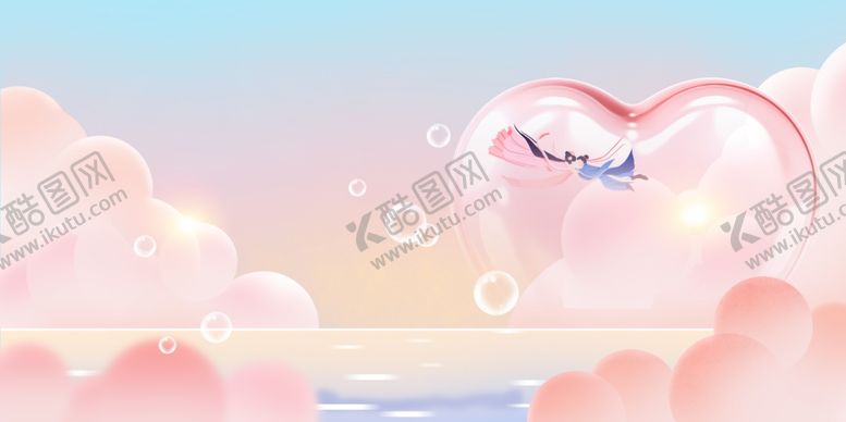 编号：11907104042316081600【酷图网】源文件下载-七夕背景