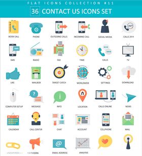 联系我们图标集