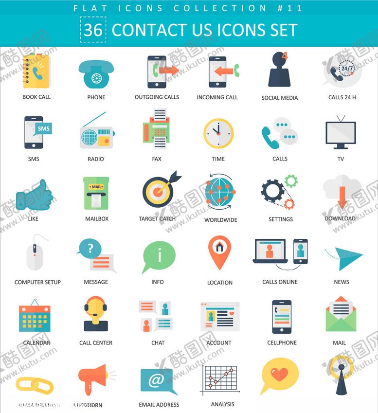 编号：68121704021120276411【酷图网】源文件下载-联系我们图标集