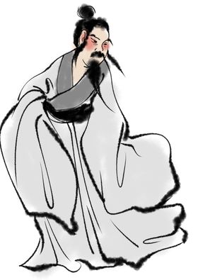 国学人物插画