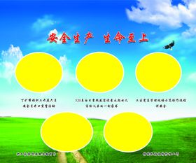 安全生产生命至上宣传栏