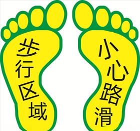 地标警示提示语小心路滑