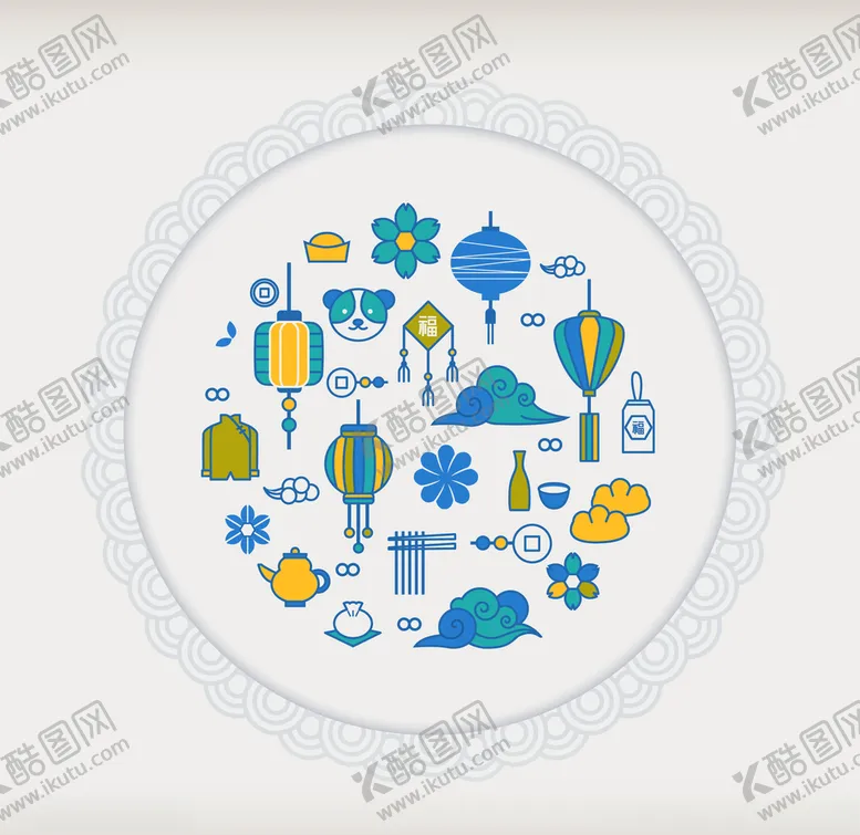 编号：39033007020326058390【酷图网】源文件下载-中秋文化元素