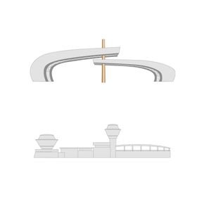 郑州航空港综合实验区线稿素材