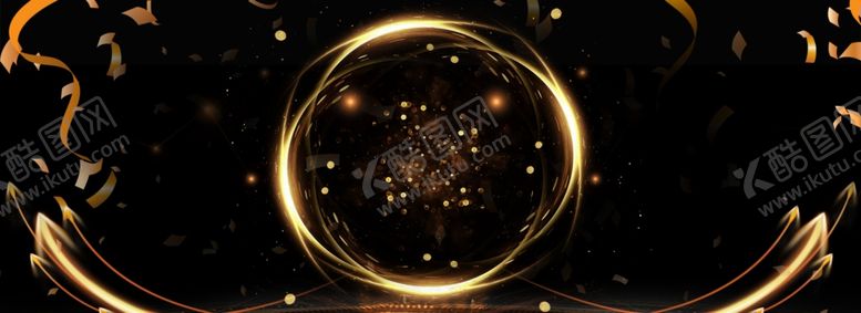 编号：32870607130055541215【酷图网】源文件下载-黑金banner