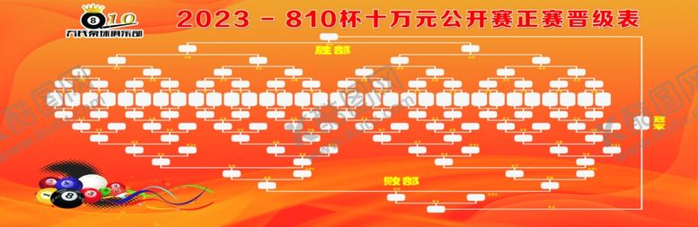 编号：74867801131739146792【酷图网】源文件下载-台球晋级赛表