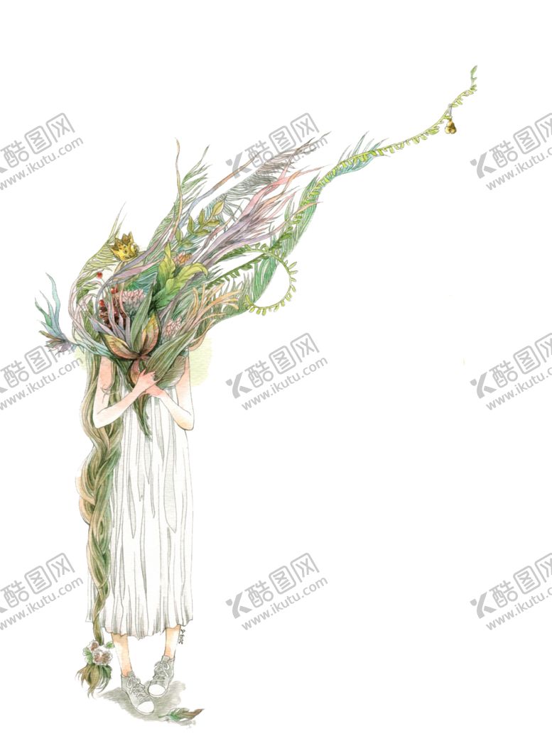 编号：30149402120527512317【酷图网】源文件下载-治愈系森系小清新创意海报图片 