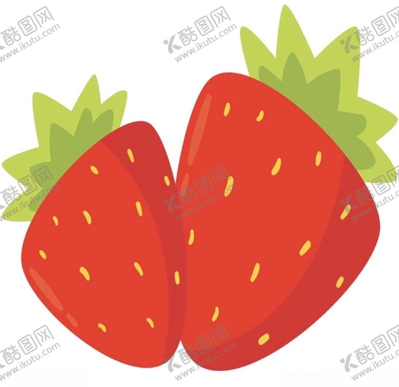 编号：98115910181536389904【酷图网】源文件下载-草莓卡通水果儿童矢量