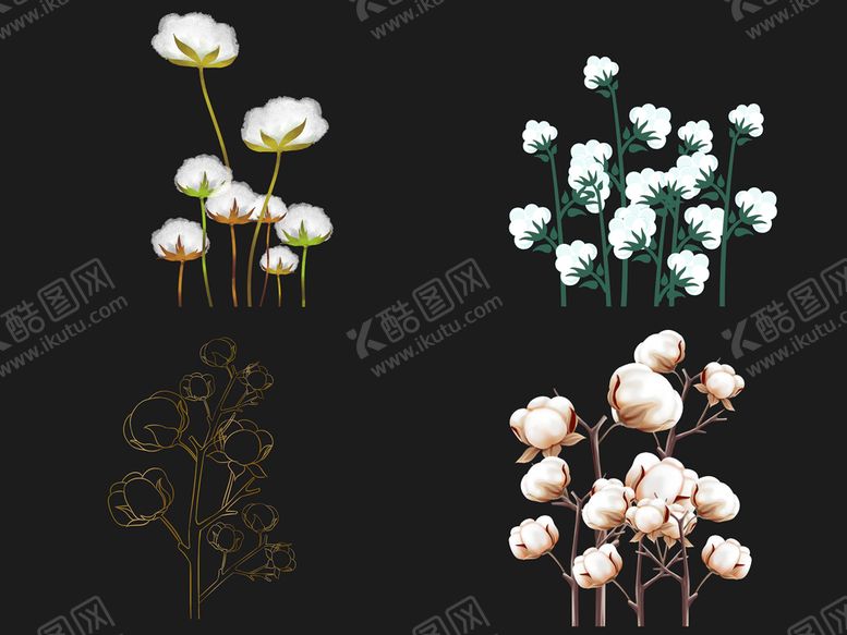 编号：20678310102347063685【酷图网】源文件下载-棉花