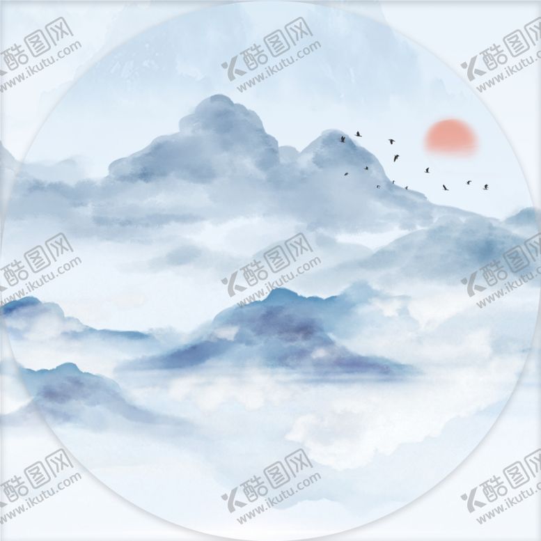 编号：92122405150248032999【酷图网】源文件下载-水墨山