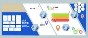 企业简介文化活动宣传海报素材