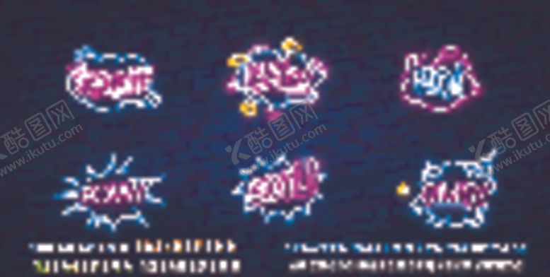编号：44757607061119261504【酷图网】源文件下载-霓虹灯字母