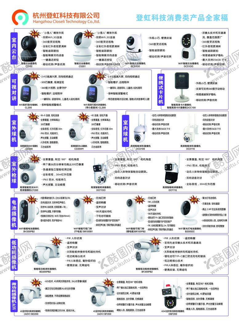 编号：39444106292157533164【酷图网】源文件下载-智能家居产品宣传页展示摄像头