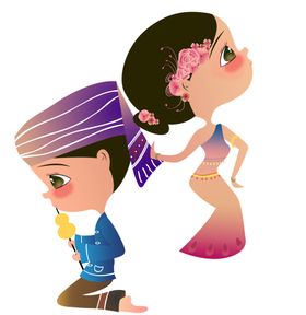 少数民族舞蹈女性