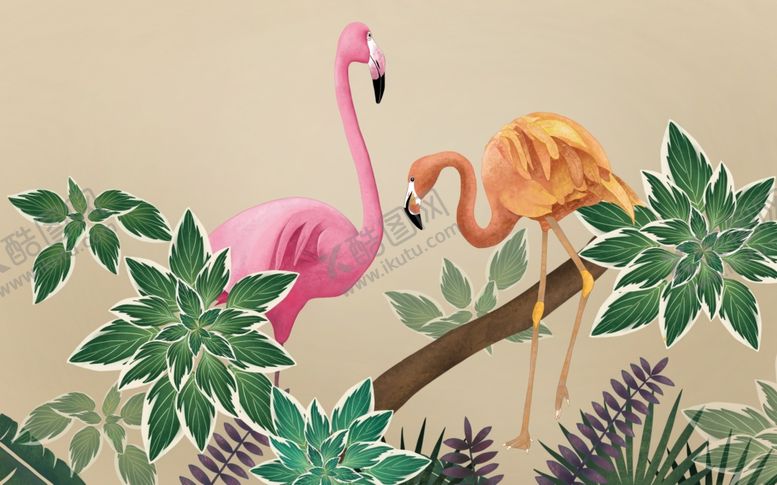 编号：72604410110756137063【酷图网】源文件下载-文艺北欧背景墙装饰画