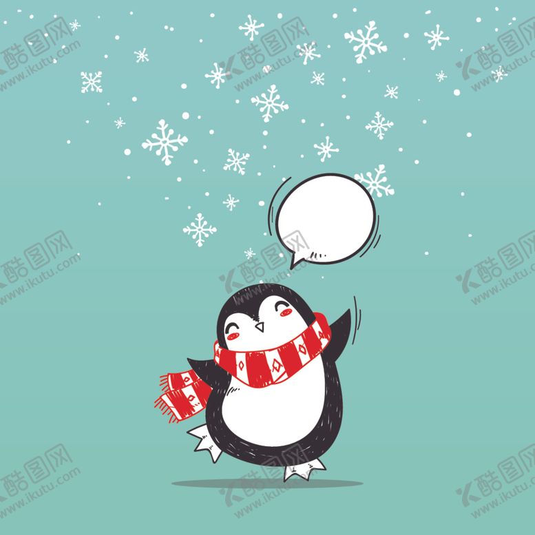 编号：63778912092007078522【酷图网】源文件下载-企鹅矢量素材插画