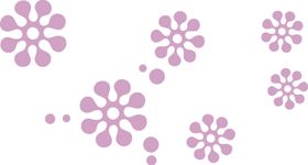 小碎花小花朵EPS矢量图