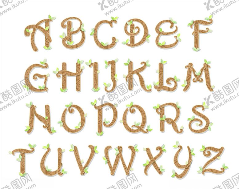 编号：76445210301749094819【酷图网】源文件下载-卡通字母