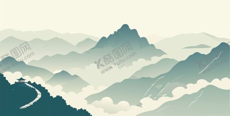 编号：57166901301756234565【酷图网】源文件下载-意境山水