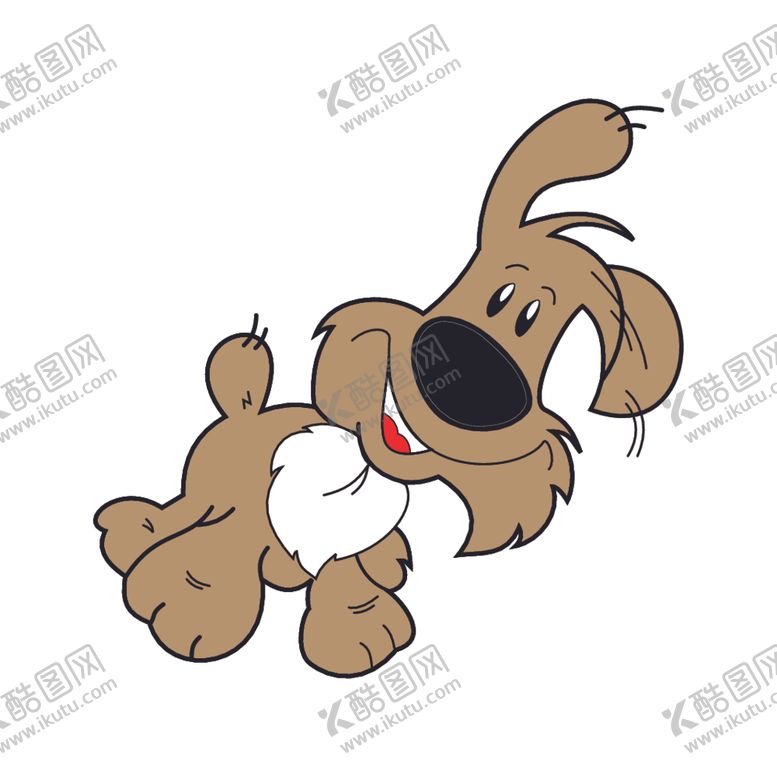 编号：55162912080305267692【酷图网】源文件下载-狗卡通矢量素材插画