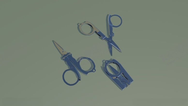 编号：21215511020328474200【酷图网】源文件下载-折叠剪刀