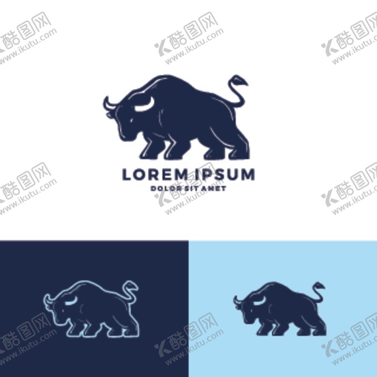编号：53514506282019385999【酷图网】源文件下载-公牛图标