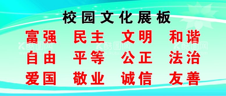 编号：13812012302246215731【酷图网】源文件下载-校园文化展板