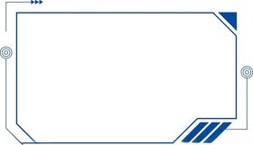 蓝色科技现代简洁LOGO标志