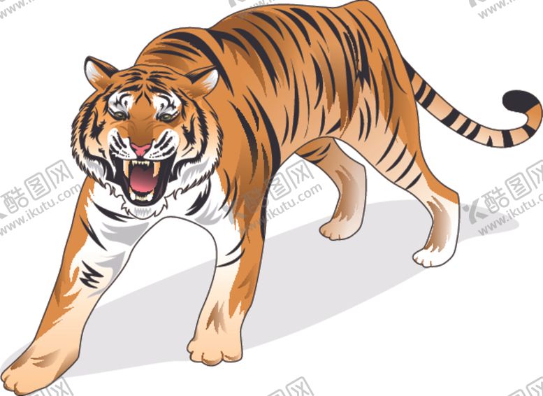 编号：34651010290730122313【酷图网】源文件下载-卡通老虎