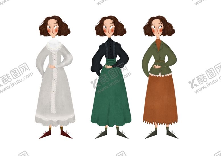 编号：64544609220848148191【酷图网】源文件下载-卡通创意人物配图插画