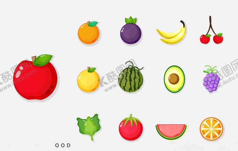 编号：42900909272008191058【酷图网】源文件下载-水果