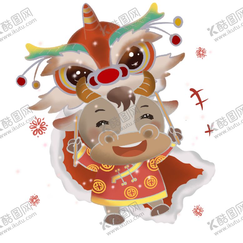 编号：80052409240534439099【酷图网】源文件下载-卡通牛形象