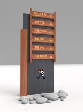 指路牌指向牌样机