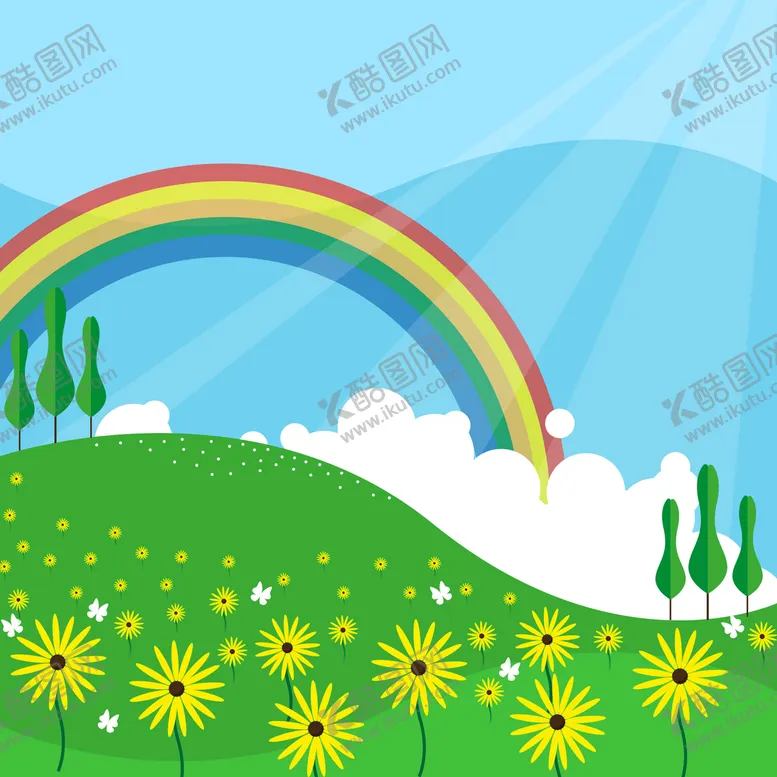 编号：96156301270538303419【酷图网】源文件下载-矢量春天背景