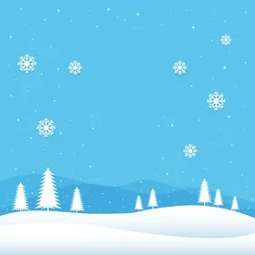冬天背景卡通冰雪地壁纸