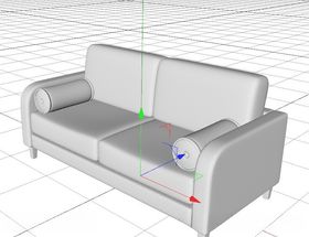 C4D模型沙发