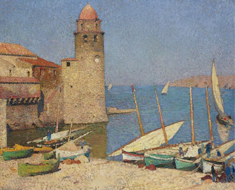 编号：97406010202223012455【酷图网】源文件下载-印象派田园风景油画