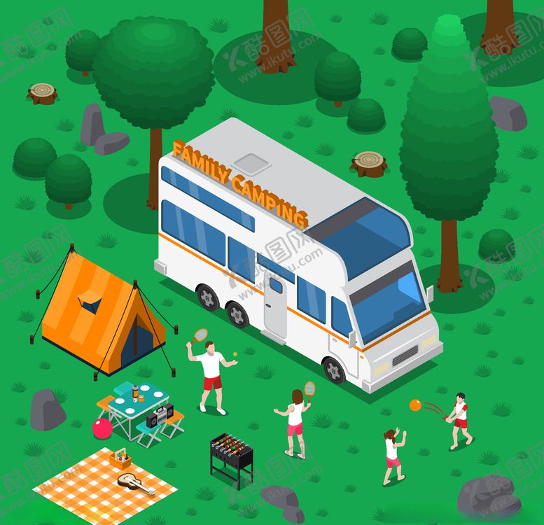 编号：11382209200839278455【酷图网】源文件下载-露营