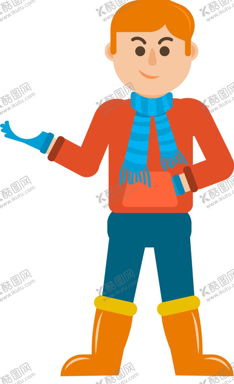 编号：51359810302116598057【酷图网】源文件下载-装冬装的儿童 