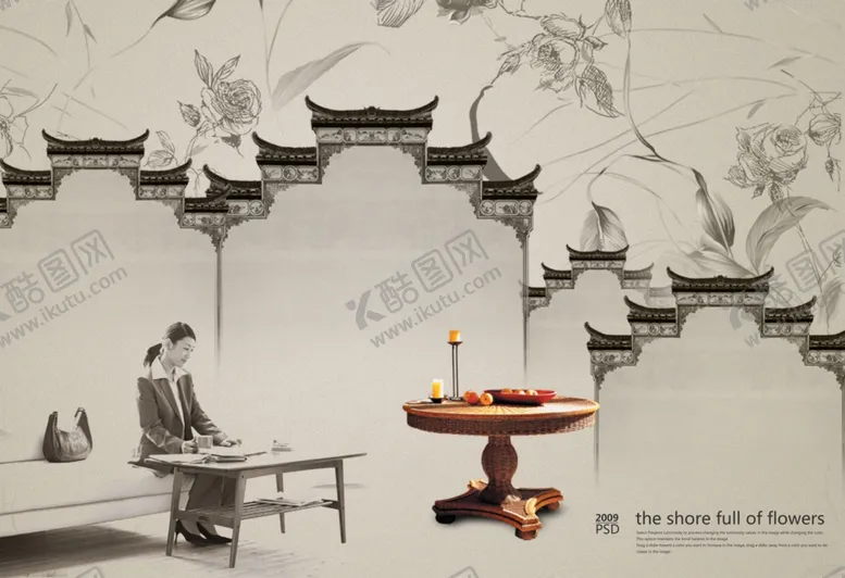 编号：53748605120130596307【酷图网】源文件下载-地产广告合成洋房低密