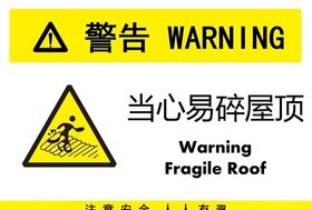 当心易碎屋顶