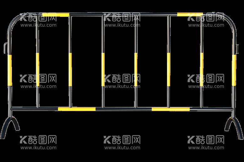 编号：21108911070950185045【酷图网】源文件下载-免抠黄黑施工隔离分流铁马