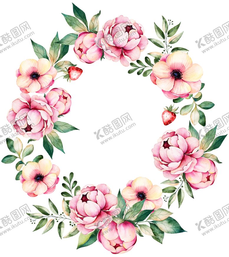 编号：23719104070809348821【酷图网】源文件下载-手绘花